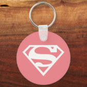 Supergirl Solid S-Shield Sleutelhanger (Achterkant)