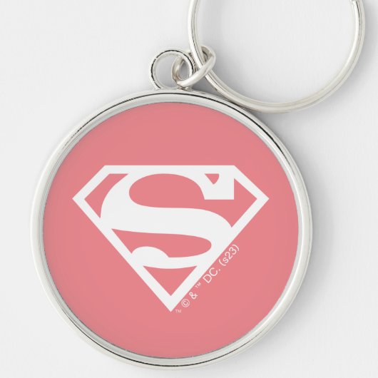 Supergirl Solid S-Shield Sleutelhanger (Voorkant)