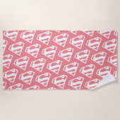 Supergirl Solid S-Shield Strandlaken (Voorkant)