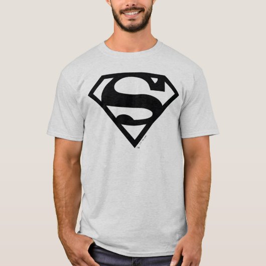 Supergirl Solid S-Shield T-shirt (Voorkant)