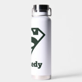 Supergirl Solid S-Shield Waterfles (Achterkant)