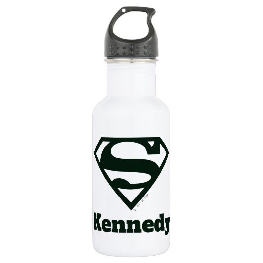 Supergirl Solid S-Shield Waterfles (Voorkant)