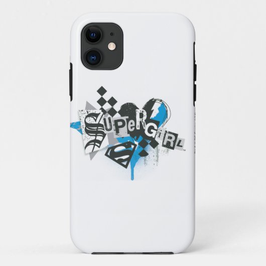 Supergirl Spetters en Vlekken Case-Mate iPhone Case (Achterkant)