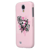 Supergirl Spills en Scribbles Collage Case-Mate Samsung Galaxy Hoesje (Achterkant Links)