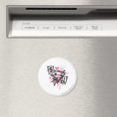 Supergirl Spills en Scribbles Collage Magneet (Insitu (Vaatwasser))