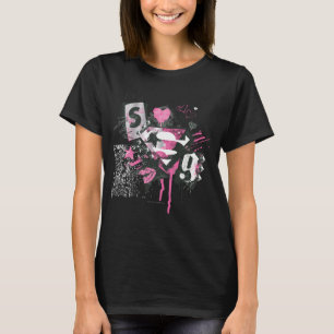 Supergirl Spills en Scribbles Collage T-shirt