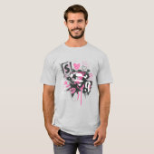 Supergirl Spills en Scribbles Collage T-shirt (Voorkant volledig)