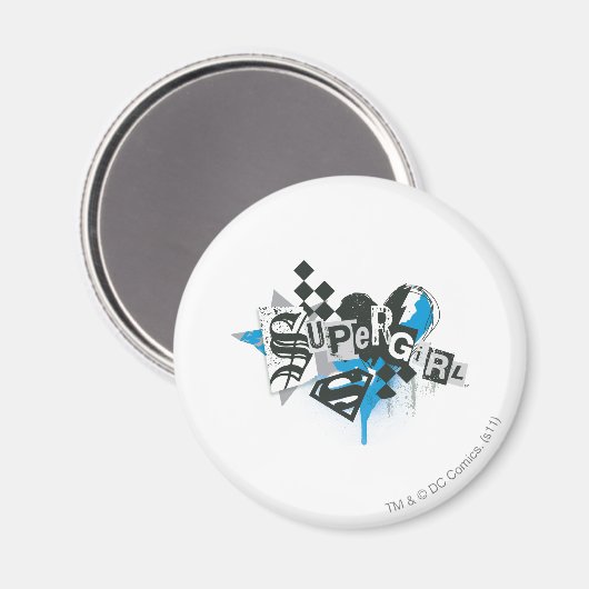 Supergirl spills en Splatter Magneet (Voorkant / Achterkant)
