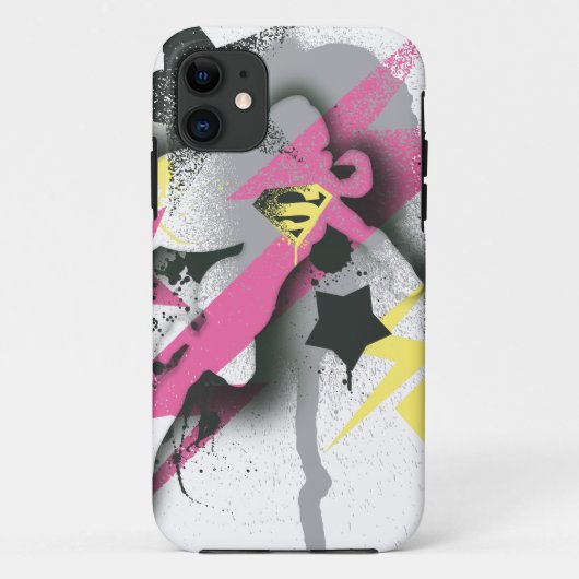 Supergirl Spray Paint Case-Mate iPhone Case (Achterkant)
