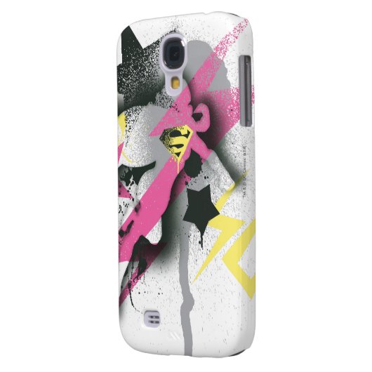 Supergirl Spray Paint Case-Mate Samsung Galaxy Hoesje (Achterkant Links)