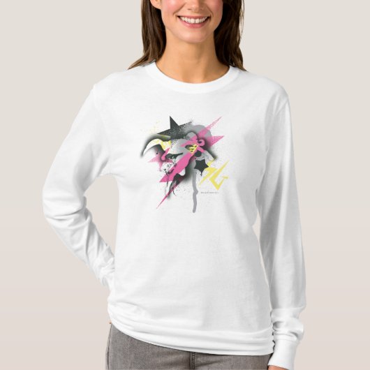 Supergirl Spray Paint T-shirt (Voorkant)