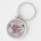 Supergirl Star en Rozen Sleutelhanger (Voorkant)