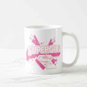 Supergirl Stars en Logo Koffiemok