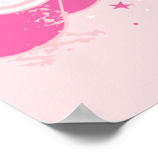 Supergirl Stars en Logo Poster (Hoek)