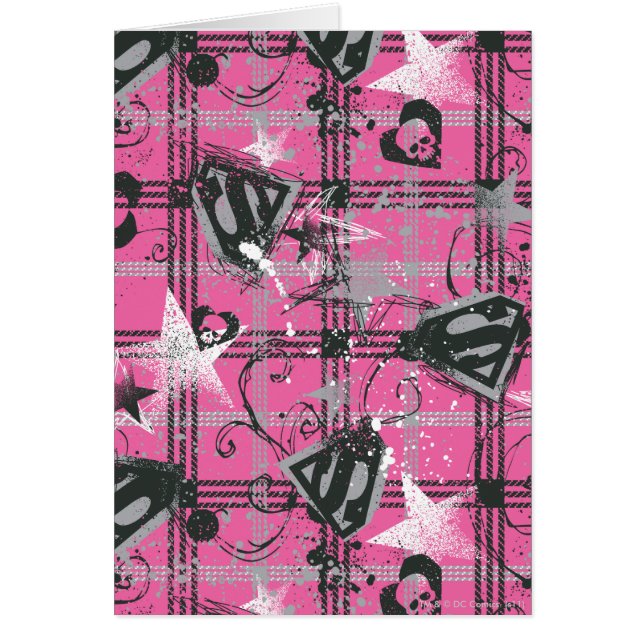 Supergirl Stars en Skulls Pattern (Voorkant)