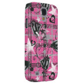 Supergirl Stars en Skulls Pattern Case-Mate Samsung Galaxy Hoesje (Back/Rechts)