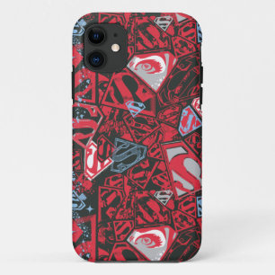 Supergirl Stary Red Pattern Case-Mate iPhone Case