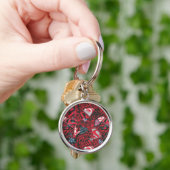Supergirl Stary Red Pattern Sleutelhanger (Hand)