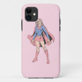 Supergirl stelt 3 Case-Mate iPhone case (Achterkant)