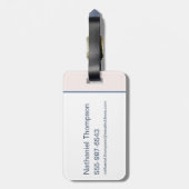 Supergirl Sterren S-Shield Bagagelabel (Achterkant verticaal)