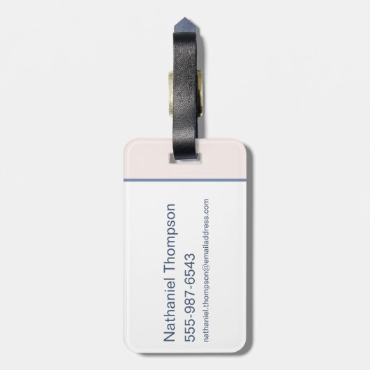 Supergirl Sterren S-Shield Bagagelabel (Achterkant verticaal)