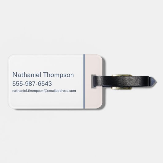 Supergirl Sterren S-Shield Bagagelabel (Achterkant horizontaal)