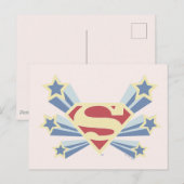 Supergirl Sterren S-Shield Briefkaart (Voorkant / Achterkant)