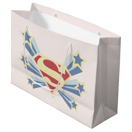 Supergirl Sterren S-Shield Groot Cadeauzakje (Voorkant Gekanteld)