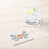 Supergirl Sterren S-Shield Kartonnen Onderzetters (Insitu)