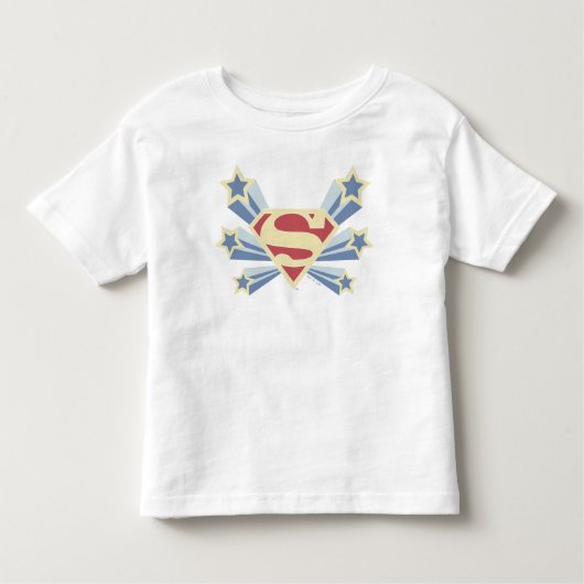 Supergirl Sterren S-Shield Kinder Shirts (Voorkant)