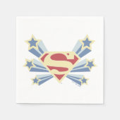 Supergirl Sterren S-Shield Servet (Voorkant)
