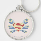 Supergirl Sterren S-Shield Sleutelhanger (Voorkant)