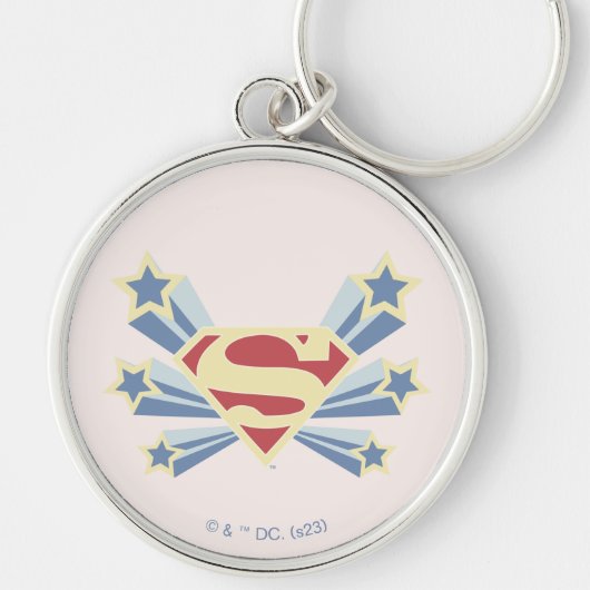 Supergirl Sterren S-Shield Sleutelhanger (Voorkant)