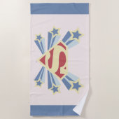 Supergirl Sterren S-Shield Strandlaken (Voorkant)