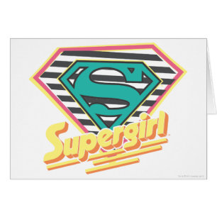 Supergirl Striped Logo