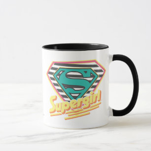Supergirl Striped Logo Mok