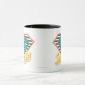 Supergirl Striped Logo Mok (Midden)