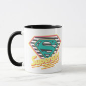 Supergirl Striped Logo Mok (Links)