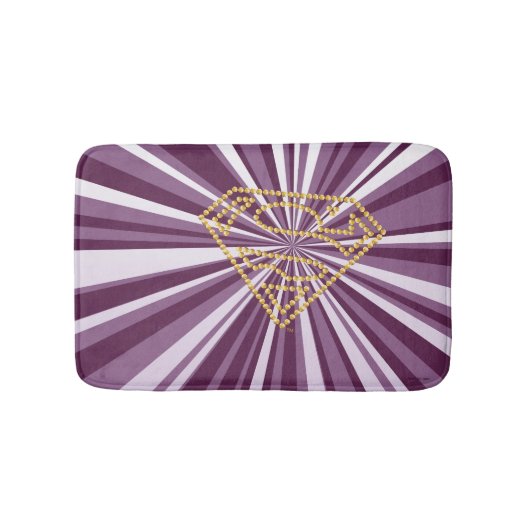 Supergirl Studded S-Shield Badmat (Voorkant)