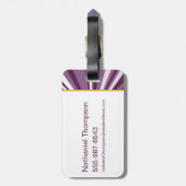 Supergirl Studded S-Shield Bagagelabel (Achterkant verticaal)