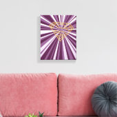 Supergirl Studded S-Shield Canvas Afdruk (Insitu (Woonkamer))
