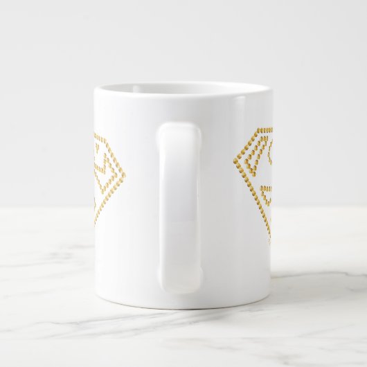 Supergirl Studded S-Shield Grote Koffiekop (Achterkant)