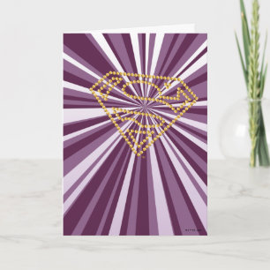 Supergirl Studded S-Shield Kaart