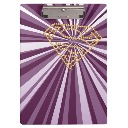 Supergirl Studded S-Shield Klembord (Voorkant)