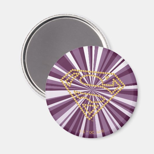 Supergirl Studded S-Shield Magneet (Voorkant / Achterkant)