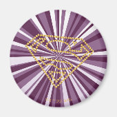 Supergirl Studded S-Shield Magneet (Voorkant)