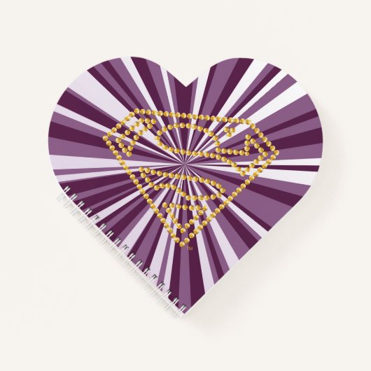 Supergirl Studded S-Shield Notitieboek (Voorkant)