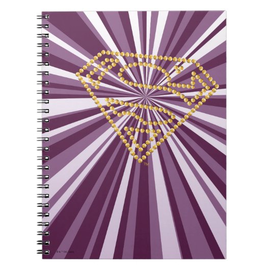 Supergirl Studded S-Shield Notitieboek (Voorkant)