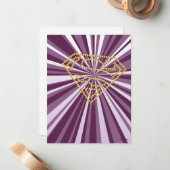 Supergirl Studded S-Shield Notitiekaartje (Voorkant / Achterkant in situ)