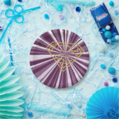 Supergirl Studded S-Shield Papieren Bordje (Feest)